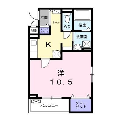 カルム　新久 201【管理NO：1-028364401-02010】 ★家具家電は申し込み後に搬入しますの物件画像