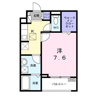 カルム　新久 102【管理NO：1-028364401-01020】 ★家具家電は申し込み後に搬入しますの物件画像