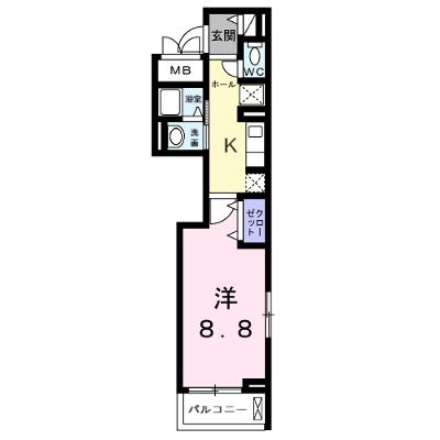 サピー日英Ⅲ 301【管理NO：1-028296101-03010】 ★家具家電は申し込み後に搬入します 2026年09月下旬入居可能の物件画像