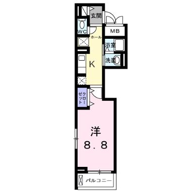 サピー日英Ⅲ 204【管理NO：1-028296101-02040】 ★家具家電は申し込み後に搬入します 2026年09月下旬入居可能の物件画像