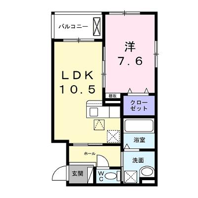 シャルマン唐橋南Ⅱ 104【管理NO：1-028069801-01040】 ★家具家電は申し込み後に搬入しますの物件画像