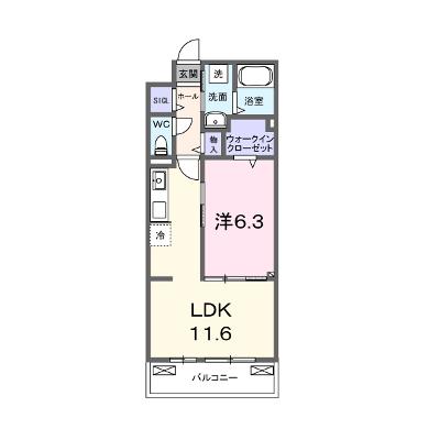 グランウエスト・Ｊ 303【管理NO：1-027881401-03030】 ★家具家電は申し込み後に搬入しますの物件画像