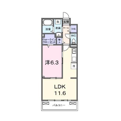 グランウエスト・Ｊ 302【管理NO：1-027881401-03020】 ★家具家電は申し込み後に搬入しますの物件画像