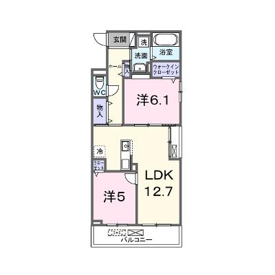 グランウエスト・Ｊ 301【管理NO：1-027881401-03010】 ★家具家電は申し込み後に搬入しますの物件画像