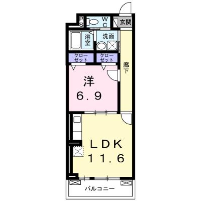 セ・ラヴィ 306【管理NO：1-025134101-03060】 ★家具家電は申し込み後に搬入しますの物件画像