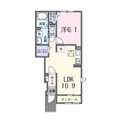 ヴィラやす 103【管理NO：1-024968701-01030】 2026年07月上旬入居可能の物件画像