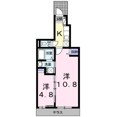 ジュネビーブ　Ⅱ 106【管理NO：1-022000402-01050】 ★家具家電は申し込み後に搬入しますの物件画像