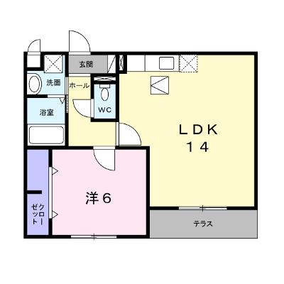 ロ・ピュール 101【管理NO：1-018472801-01010】 2026年06月下旬入居可能の物件画像