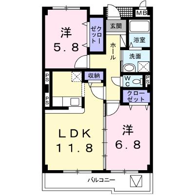 グランジュテ 205【管理NO：1-017898901-02040】 ★家具家電は申し込み後に搬入します 2026年08月中旬入居可能の物件画像