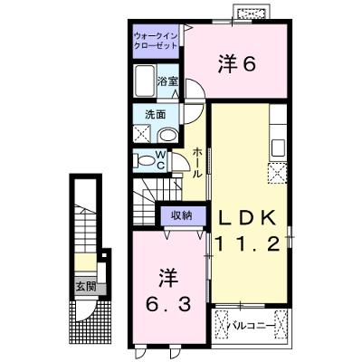 フォレスタ　２ 202【管理NO：1-017433301-02020】 2026年07月上旬入居可能の物件画像