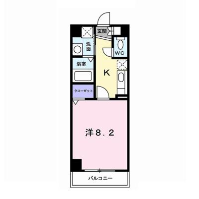 グランツェントＢ 206【管理NO：1-012404302-02050】 ★家具家電は申し込み後に搬入しますの物件画像