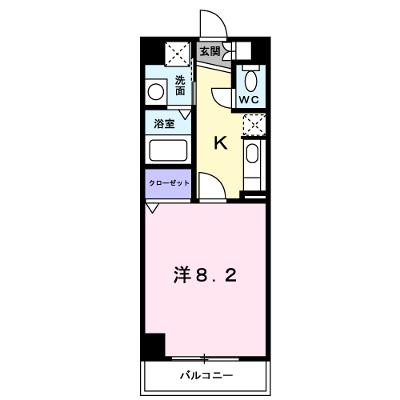グランツェントＢ 103【管理NO：1-012404302-01030】 ★家具家電は申し込み後に搬入しますの物件画像