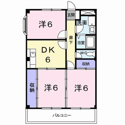 パレ　アンソレイエ 302【管理NO：1-007767701-03020】 2026年06月下旬入居可能の物件画像