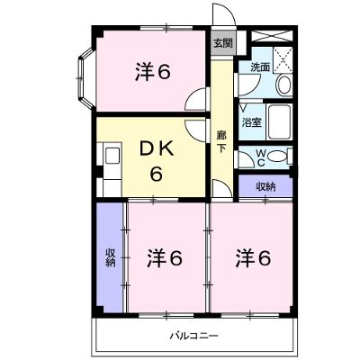 パレ　アンソレイエ 202【管理NO：1-007767701-02020】 ★家具家電は申し込み後に搬入します 2026年08月中旬入居可能の物件画像