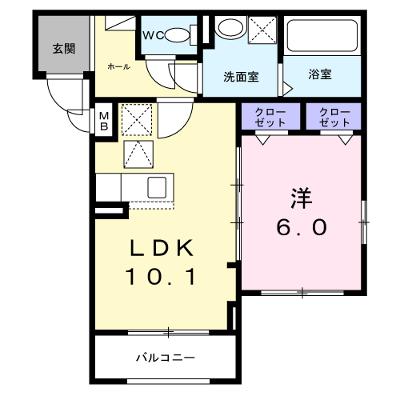ラ・コリーヌ今福Ｚ 102【管理NO：1-027390201-01020】 ★家具家電は申し込み後に搬入しますの物件画像