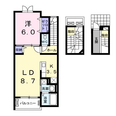 ラ・フォンテ 303【管理NO：1-018744001-03030】 ★家具家電は申し込み後に搬入しますの物件画像