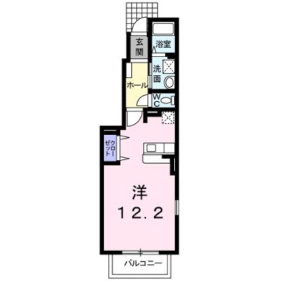 ゾーナ・オヴェスト 101【管理NO：1-016239001-01010】 ★家具家電は申し込み後に搬入しますの物件画像