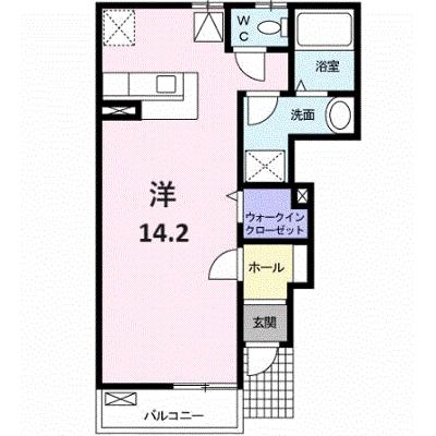 アルカンシエル 102【管理NO：1-014365401-01020】 ★家具家電は申し込み後に搬入しますの物件画像