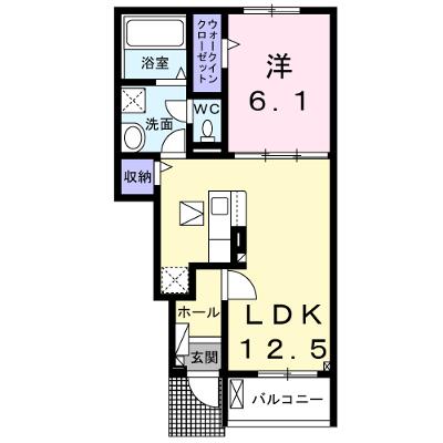 コテポルト 102【管理NO：1-028630301-01020】 ★家具家電は申し込み後に搬入します 2026年09月上旬入居可能の物件画像