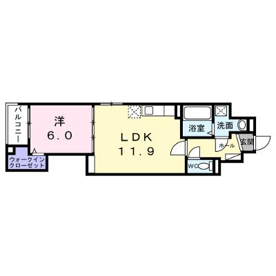 エラン　パティオ 203【管理NO：1-028490901-02030】 ★家具家電は申し込み後に搬入しますの物件画像