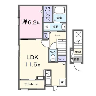 桜の町　千里川住宅 201【管理NO：1-028188901-02010】の物件画像