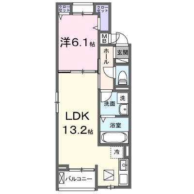 リヴァーサイド　ヴィラ 104【管理NO：1-027670301-01040】 ★家具家電は申し込み後に搬入しますの物件画像