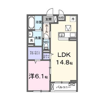 リヴァーサイド　ヴィラ 103【管理NO：1-027670301-01030】 ★家具家電は申し込み後に搬入しますの物件画像