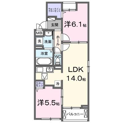 リヴァーサイド　ヴィラ 101【管理NO：1-027670301-01010】 ★家具家電は申し込み後に搬入します 2026年09月中旬入居可能の物件画像