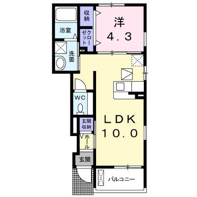 ハーフコート　２番館 102【管理NO：1-020051601-01020】 ★家具家電は申し込み後に搬入しますの物件画像