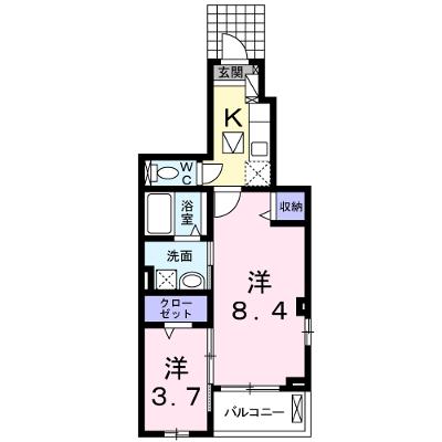 ラ　サクセション宝塚 101【管理NO：1-019049801-01010】 ★家具家電は申し込み後に搬入しますの物件画像