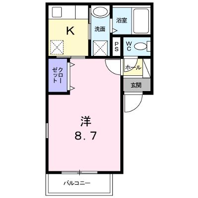 カーサ　アミーゴ 201【管理NO：1-018986301-02010】 ★家具家電は申し込み後に搬入しますの物件画像