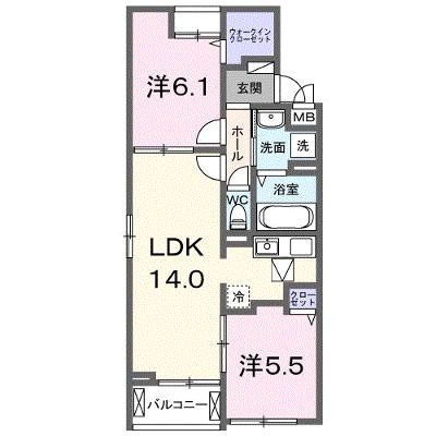 ベルフローラ 104【管理NO：1-027490601-01040】 ★家具家電は申し込み後に搬入しますの物件画像
