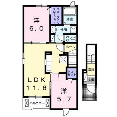 ザ　カルムスペース　ササヤマ２ 201【管理NO：1-023878302-02010】 ★家具家電は申し込み後に搬入します 2026年07月下旬入居可能の物件画像