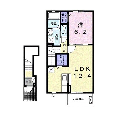 アルビコッコ 202【管理NO：1-021672501-02020】 ★家具家電は申し込み後に搬入しますの物件画像