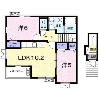 エレガンテ・パラッツオ 201【管理NO：1-018332001-02010】 ★家具家電は申し込み後に搬入しますの物件画像