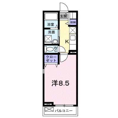 グランディオーズ　ナカマチ 203【管理NO：1-016839101-02030】 ★家具家電は申し込み後に搬入します 2026年09月中旬入居可能の物件画像
