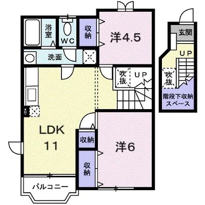 フィエルテ 203【管理NO：1-007306101-02030】 ★家具家電は申し込み後に搬入しますの物件画像