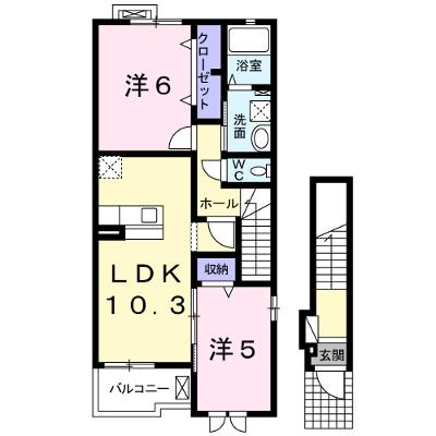 ヴィーヴルⅡ 203【管理NO：1-021923901-02030】 ★家具家電は申し込み後に搬入しますの物件画像