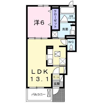 カーサ　セレーナＢ 102【管理NO：1-021238802-01020】 ★家具家電は申し込み後に搬入します 2026年08月上旬入居可能の物件画像