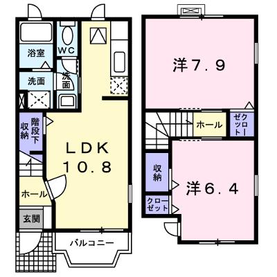 ロークアット 103【管理NO：1-016360501-01030】 ★家具家電は申し込み後に搬入しますの物件画像