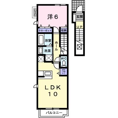 フラン　カルム 204【管理NO：1-015978601-02040】 ★家具家電は申し込み後に搬入します 2026年08月中旬入居可能の物件画像