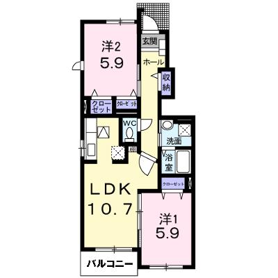 クラッセ壱番館 104【管理NO：1-015204801-01040】 ★家具家電は申し込み後に搬入しますの物件画像