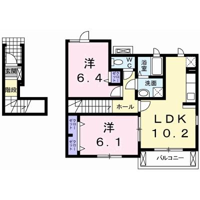 メイフラワー 201【管理NO：1-016364401-02010】 ★家具家電は申し込み後に搬入します★の物件画像