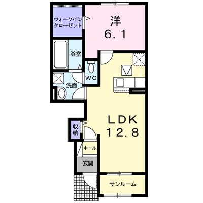 アイリス・Ｋ　Ⅱ 103【管理NO：1-026649302-01030】 ★家具家電は申し込み後に搬入します 2026年07月下旬入居可能の物件画像