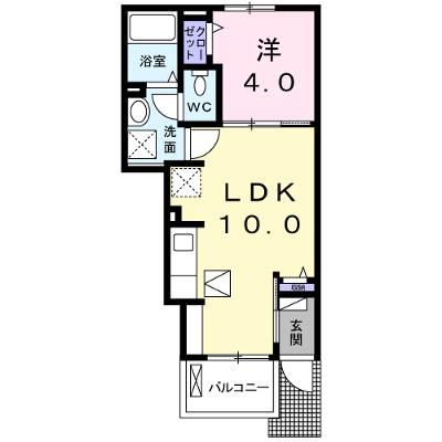 ラ　グラン　ヴィーダ　小野Ⅱ 102【管理NO：1-025905802-01020】 ★家具家電は申し込み後に搬入しますの物件画像