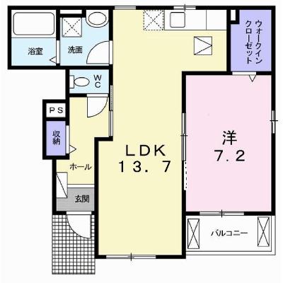ブライト　ボナール 103【管理NO：1-021212801-01030】 ★家具家電は申し込み後に搬入します 2026年07月下旬入居可能の物件画像