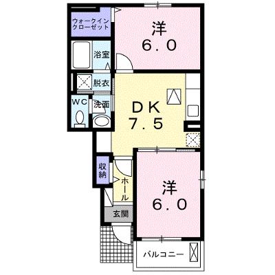 カルム川面 103【管理NO：1-019138601-01030】 ★家具家電は申し込み後に搬入しますの物件画像