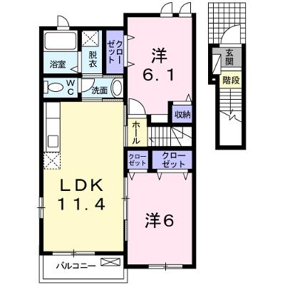 ジークフリーデンⅡ 202【管理NO：1-016023802-02020】 ★家具家電は申し込み後に搬入しますの物件画像