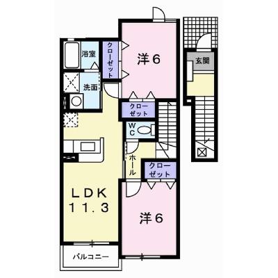 ヴィエルジュ 202【管理NO：1-013590401-02020】 ★家具家電は申し込み後に搬入しますの物件画像