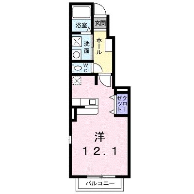エスターブレＡ 103【管理NO：1-013392001-01030】 ★家具家電は申し込み後に搬入しますの物件画像